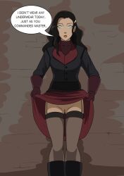 anonymind_(manipper) asami_sato avatar_the_last_airbender bottomless comic empty_eyes expressionless female_only femsub legend_of_korra manip mezz nickelodeon open_clothes text western