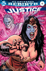 angry black_hair bracers breasts cleavage comic corruption cover dc_comics eclipso enemy_conversion face_paint glowing_eyes justice_league_(series) lipstick long_nails looking_at_viewer nathan_fairbairn official pink_eyes signature super_hero text western wonder_woman yanick_paquette