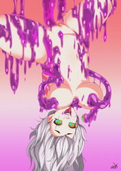  ahegao androgynous androgynous_dom bottomless breast_expansion breasts delux femsub hanging_down happy_trance hypnotic_eyes hypnotic_tentacle jaiden_(rctdelta20) kaa_eyes long_hair milking nipple_play nipples nude open_mouth original pussy restrained scars sex slime stomach_bulge tattoo tentacle_sex tentacles topless vaginal white_hair 