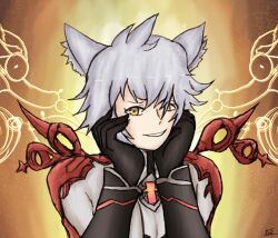  alpha_(xenoblade) alternate_costume aura cat_girl clothed corruption crystal femsub glowing grey_hair hypnotic_accessory kurisu_(chris) looking_at_viewer na'el_(xenoblade) nintendo possession short_hair spoilers tagme wings xenoblade_chronicles xenoblade_chronicles_3 xenoblade_chronicles_3_future_redeemed yandere yellow_eyes 