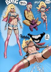  anus ass ass_expansion bimbofication blonde_hair blue_eyes boots bottomless breast_expansion cape choker cleavage comic crown dc_comics drool erect_nipples erection femsub fenriscomix fishnets hair_growth huge_ass large_breasts large_lips large_nipples lip_expansion long_hair long_nails makeup masturbation miniskirt mr._mxyzptlk navel navel_piercing orgasm penis pink_lipstick puckered_lips skirt squirting supergirl text thigh_boots transformation ugly_bastard 