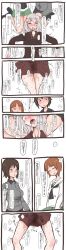 comic drool erika_itsumi femdom femsub girls_und_panzer maho_nishizumi miho_nishizumi orgasm text tsutsumori yuri