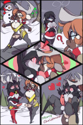  anal ass christmas comic complex_background cum cum_in_ass dog_girl double_v drool erection femboy femsub furry genderswap glasses handsfree_ejaculation happy_trance heart hypnotic_kiss kissing lavenderrose m_legs maledom orgasm original penis reindeer_boy ring_eyes scarf sex smile snow spiral_background surprised symbol tagme text transformation v w_arms wolf_girl 