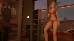  3d animated ann_takamaki bed bedroom bluecorral bra female_only female_pov femdom femsub floating levitation long_hair midriff navel orb panties persona_(series) persona_5 platinum_blonde_hair possession pov succubus succubus_(shin_megami_tensei) tagme twintails video wings 