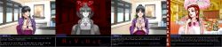  ace_attorney anailater(manipper) body_swap dahlia_hawthorne ghost makeup manip maya_fey possession sequence text transformation 