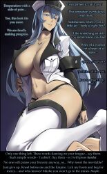 akame_ga_kill! caption caption_only english_text esdeath femdom military_uniform mind_break packge stewarone_(manipper) text torture