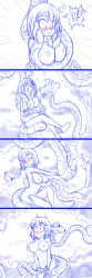  absurdres bestiality blush bottomless breasts buttjob coils comic disney double_paizuri double_penis kaa large_breasts lynn_(renaissanceofchaos) nude original paizuri penis renaissanceofchaos short_hair snake the_jungle_book topless 