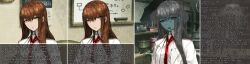 anailater(manipper) bad_end brain_drain femsub grey_skin kurisu_makise manip mind_hack robot_girl robotization scientist self_hypnosis sequence silver_hair static_eyes steins;gate text time_travel translated