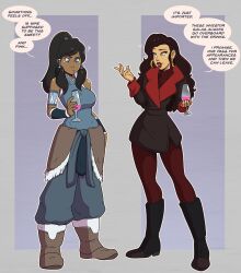  asami_sato avatar_the_last_airbender black_hair brown_hair dialogue korra legend_of_korra tagme tan_skin text wrenzephyr2 