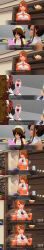  3d comic custom_maid_3d_2 expressionless faber_(mc_trap_town) female_only groping kamen_writer_mc magic mc_trap_town natsume_(mc_trap_town) nipple_tweak nude possession ring_eyes screenshot standing_at_attention xlmpth 