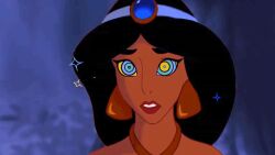 aladdin_(series) animated animated_gif disney happy_trance kaa kaa_eyes kvfx princess_jasmine the_jungle_book