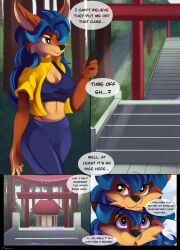  carmelita_fox comic conrie female_only fox_girl furry long_hair sly_cooper_(series) tagme text 