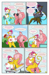  absurdres ass ass_expansion bimbofication bottomless breast_expansion breasts cat_girl cat_tail comic corruption dr._monique_pussycat femsub flexing furry happy_trance himbo huge_ass huge_breasts huge_cock ilpanza large_breasts large_lips long_hair makeup maledom mohawk muscle_boy nail_polish nude peepoodo peepoodo_&amp;_the_super_fuck_friends penis pink_hair pink_lipstick speech_bubble text thick_thighs thought_bubble topless virus 