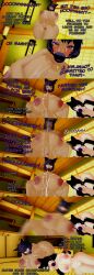  absurdres animal_ears beeps'n'boops bell bell_collar bimbofication black_hair blake_belladonna breasts brown_eyes cat_ears closed_eyes collar cowgirl_position cum cum_in_pussy cum_on_face dark_skin dialogue english_text eye_roll femsub huge_ass huge_breasts huge_lips kali_belladonna long_hair maledom mother_and_daughter multiple_girls multiple_subs nipples nude orgasm rwby sex short_hair text vaginal yellow_eyes 
