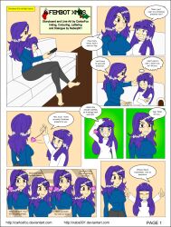  bin_(carlosfco) carlosfco comic dialogue femdom femsub kigi_(carlosfco) large_breasts nabs001_(colorist) original pendulum purple_hair text 