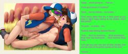  bottomless caption confused dipper_pines erection frottage glowing glowing_eyes gravity_falls hypnotic_accessory hypnotized_hypnotist makemeyours_(manipper) male_only maledom malesub manip open_clothes penis selfcest shirt_lift sunglasses text yaoi yoshka 