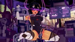 3d ahegao animated black_hair blush boots crotch_cutout electricity female_only femsub gloves glowing kantai_collection koikatsu! leotard moawi1 monitor nipple_penetration opera_gloves pussy restrained sex_machine shigure_(kantai_collection) solo spread_legs taimanin_(series) tech_control thighhighs tongue tongue_out torn_clothes tubes urination vibrator video visor