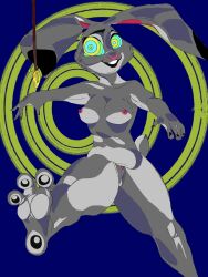  animal_ears bare_breasts bare_shoulders barefoot black_nail_polish buck_teeth bunny_ears bunny_girl cleavage coin color dalty disney eyelashes feet femsub foot_focus furry happy_trance hourglass_figure judy_hopps kaa_eyes nail_polish navel nipples non-human_feet nude paws simple_background smile solo spiral_background tail thick_thighs zombie_walk zootopia 