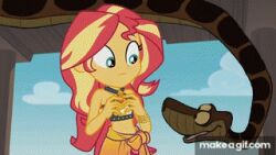  animated animated_gif blonde_hair coils disney equestria_girls femsub green_eyes hypnotic_eyes kaa kaa_eyes maledom manip multicolored_hair my_little_pony ocean_lover_(manipper) red_hair snake sunset_shimmer swimsuit tail the_jungle_book watermark 