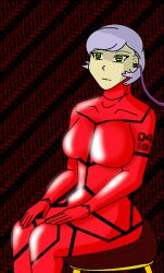  admin_courtney animated animated_gif bodysuit breasts expressionless female_only femsub large_breasts nintendo pokemon pokemon_omega_ruby_and_alpha_sapphire purple_eyes purple_hair robot robotization short_hair silver symbol_in_eyes team_magma tech_control 