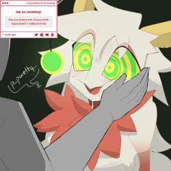 drool femsub furry happy_trance hypnosalazzle insect moth_girl original pendulum ring_eyes