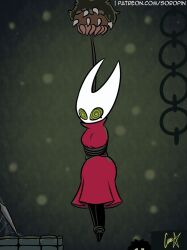 animated animated_gif bondage femsub hollow_knight_(series) hornet_(hollow_knight) insect plant soropin spiral_eyes spiralwash_eyes symbol_in_eyes
