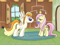  animals_only blue_eyes femdom fluttershy glowing glowing_eyes hooves horse hypnotic_accessory long_hair malesub multicolored_hair my_little_pony non-human_feet orange_hair pegasus pink_hair smudge_proof wings 