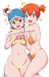  blush digimon female_only femsub happy_trance heart manip master226_(manipper) misty multiple_girls multiple_subs pabsmikan pokemon sora_takenouchi spiral_eyes 