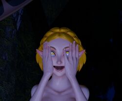 3d ahegao blonde_hair braid disney elf elf_ears femsub happy_trance jungle kaa kaa_eyes maledom nintendo open_mouth pepezacookarooni princess_zelda smile snake the_jungle_book the_legend_of_zelda 