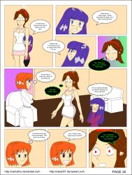 april_o&#039;neil ass brown_hair carlosfco comic dialogue fembot femdom femsub julia_(carlosfco) kigi_(carlosfco) large_breasts long_hair maid nabs001_(colorist) orange_hair original purple_hair short_hair tech_control teenage_mutant_ninja_turtles text