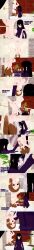  absurdres black_hair breasts brown_hair clothed dialogue empty_eyes english_text expressionless female_only femdom femsub green_eyes human_furniture long_hair miss_anderson_(ophelia's_dollhouse) multiple_girls nipples nude open_mouth ophelia's_dollhouse ophelia_(ophelia's_dollhouse) pubic_hair purple_eyes shower squirting text zenin1 