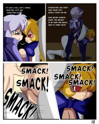 blonde_hair comic empty_eyes expressionless female_only femsub five_nights_at_freddy's five_nights_at_freddy's:_security_breach idpet nude ponytail robotic_trance split_personality tech_control text trigger vanessa_(five_nights_at_freddy's) vanny