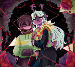 deer_girl deltarune deltarune_chapter_2 femsub freckles furry happy_trance hypnotic_accessory kris_(deltarune) noelle_holiday ring skirt smile stephsartlab thorn_ring