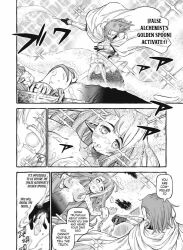  amnesia artist_request awakening character_request empty_eyes english_text expressionless femsub gikou_taichi_no_torikaeshi_~_toichi_tte_saisho_ni_itta_yo_na_~ hard_translated huge_breasts magic memory_lapse monochrome nude speech_bubble tagme text translated trigger 