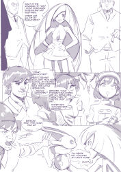 aether_foundation aether_foundation_employee breast_grab defeated dialogue drool enemy_conversion espeon eye_roll gmun groping large_breasts lusamine multiple_subs nintendo open_mouth pokemon spiral_eyes text