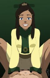 ai_art avatar_the_last_airbender clothed_sex femsub joo_dee katara qiller smile