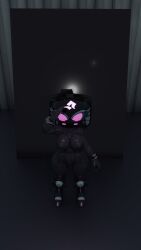 breasts female_only femsub furry hypnotic_accessory large_breasts latex palisal robot robotization rouge_the_bat sonic_the_hedgehog_(series) standing standing_at_attention tech_control