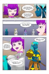 alien_girl blue_skin bow brown_eyes cleavage comic crossover dialogue doll doll_joints dollification dress empty_eyes equestria_girls freckles horns hypnotic_accessory kimberly_smith_(daveyboysmith9) large_breasts long_hair lum magic my_little_pony oni_girl original princess purple_eyes purple_hair purple_lipstick sailor_moon sailor_moon_(series) short_hair smile twilight_sparkle urusei_yatsura wadevezecha