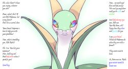 androgynous animals_only caption caption_only furry gamplym_(manipper) hypnotic_eyes looking_at_viewer manip multicolored_eyes nintendo pokemon pokemon_(creature) pov pov_sub rainbow_eyes serperior snake text 