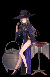  blue_eyes bow breasts brown_hair dorothy_(princess_principal) femdom fishnets glowing hat high_heels hypnotic_accessory large_breasts leaning_forward long_hair looking_at_viewer makaria manip pendulum pov pov_sub princess_principal princess_principal_game_of_mission shoes solo witch witch_hat 
