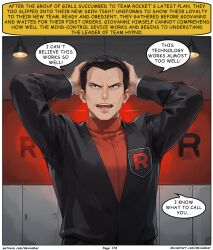 ai_art black_hair devianbar giovanni nintendo pokemon short_hair team_hypno team_rocket