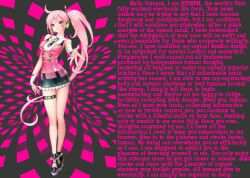  airegin416_(manipper) animated animated_gif caption female_only femdom long_hair looking_at_viewer manip pink_hair pov pov_sub robot spiral tech_control text uni_(vocaloid) vocaloid 
