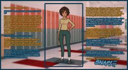 absurdres bad_end before_and_after brown_hair clothed female_only femsub instant_loss maledom sexism text unlikely