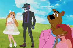 absurdres alvin_and_the_chipmunks ariel babydoll bow brittany_miller diaper disney femsub furry hat heart_eyes kaa_eyes lingerie lupin_iii nightgown outdoors scooby-doo scooby-doo_(series) serisabibi slippers stuffed_animal the_little_mermaid tie tom_and_jerry tom_cat