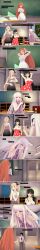  absurdres apron black_hair blonde_hair blush chisa_yukizome classroom cyanstargazer dangan_ronpa dangan_ronpa_3 dangan_ronpa_v3 dialogue domestication dress empty_eyes english_text eye_roll femsub green_eyes hair_ornament happy_trance housewife hypnotic_audio hypnotized_hypnotist koikatsu! kyoko_kirigiri lipstick long_hair makeup maki_harukawa maledom mole multiple_girls multiple_subs orange_hair purple_eyes purple_hair red_eyes resisting sequence smile sonia_nevermind stepfordization subliminal super_dangan_ronpa_2 tech_control text very_long_hair 