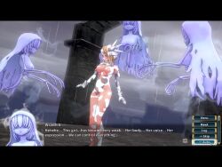  3d animated aware barefoot blonde_hair blue_eyes body_control empty_eyes faceless feet ghost holy_knight_ricca possession skeleton sound tagme text topless torn_clothes undead_girl video video_game white_hair 