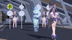  3d angry animated arms_behind_back ass awakening blush body_control boots bra breasts brown_hair choker closed_eyes clothed covering dancing doll_joints dollification double_v dress earrings embarrassed empty_eyes exhibitionism expressionless femdom femsub fingerless_gloves fishnets flower flower_in_hair forceddancelover gloves grey_eyes grey_hair hair_ornament hair_ribbon happy_trance hat herta_(honkai_star_rail) hologram honkai_star_rail humiliation jacket midriff mmd multiple_doms multiple_girls music navel nipples nude outdoors panties pendulum ponytail purple_eyes pussy ribbon short_shorts shorts shrunken_irises sign silver_wolf_(honkai_star_rail) smile sound spiral_eyes story sunglasses surprised symbol_in_eyes underwear undressing unhappy_trance v video 