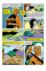  absurdres body_swap brown_hair comic female_only kitty_pryde long_hair marvel_comics official storm super_hero text western white_hair x-men 