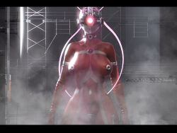  3d bodysuit breasts collar expressionless female_only femsub genderswap giantess gloves helmet honey_select_2 jewelry large_breasts original pasties personification seh_(artist) standing tech_control ultraman visor 