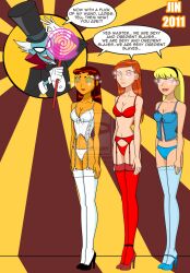 alien alien_girl ben_10 blonde_hair breasts dc_comics dialogue femsub gwen_tennyson happy_trance jimryu large_breasts lingerie long_hair magic maledom mantra mumbo_jumbo red_hair spiral_eyes standing standing_at_attention starfire super_hero supergirl superman_(series) symbol_in_eyes teen_titans text thighhighs underwear western